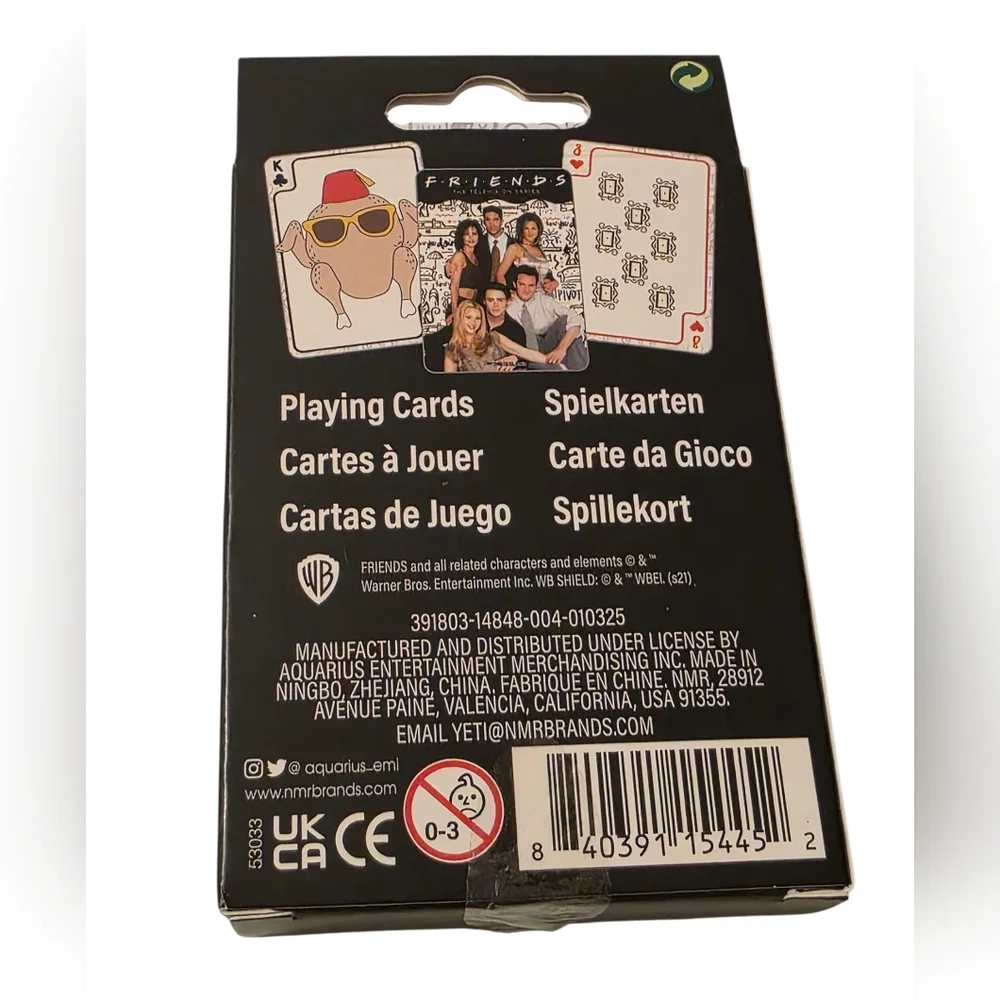 Friends Tv Series Playing Cards